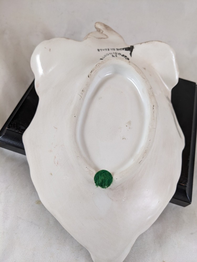 Vintage Capodimonte Floral Dish