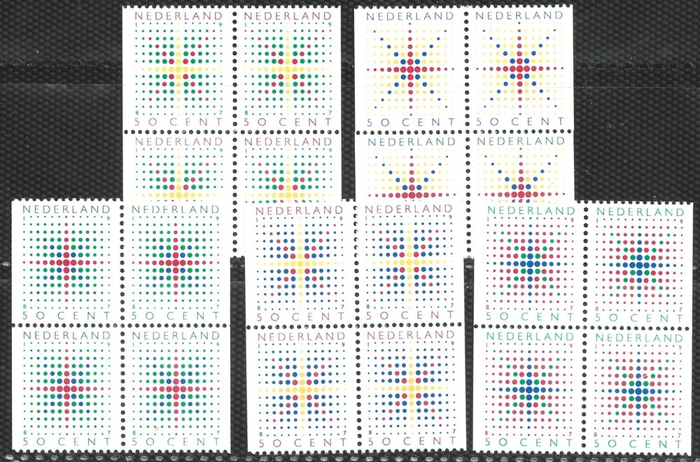 Netherlands Sc #726a MNH Booklet Panes (WP605)