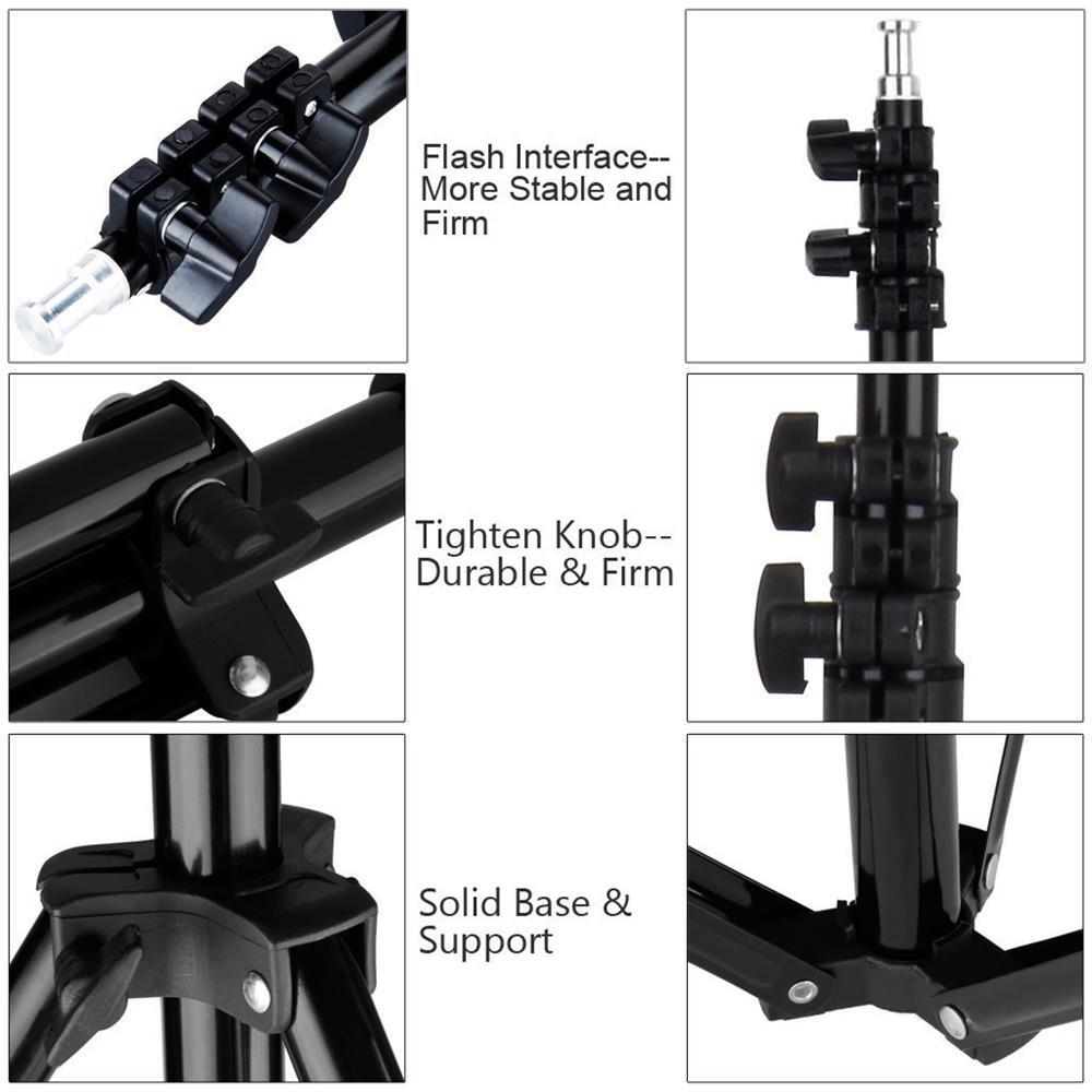 Kshioe K 2pcs Softbox Light Kit Studio Photography Continuous Lighting Stand Set