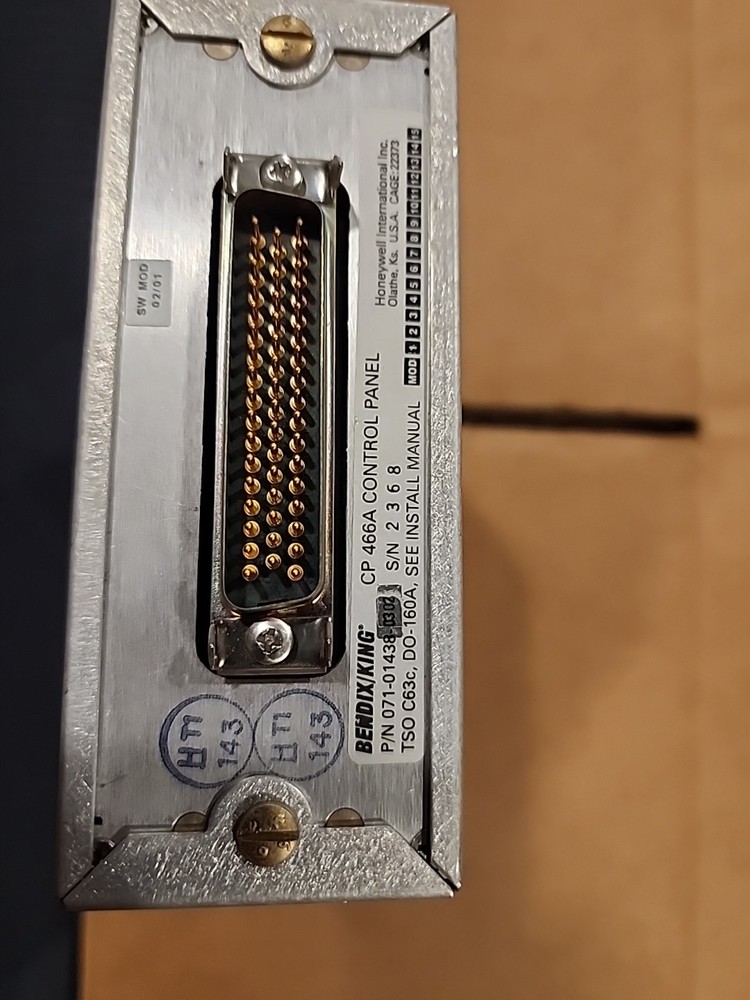 Bendix King CP 466A Control Panel PN 071-01438-0302