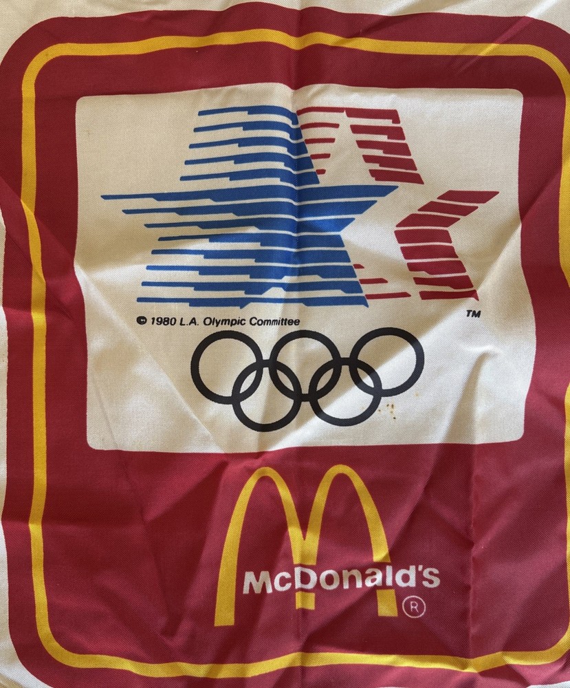 McDonald's 1980 Olympic Committee Banner