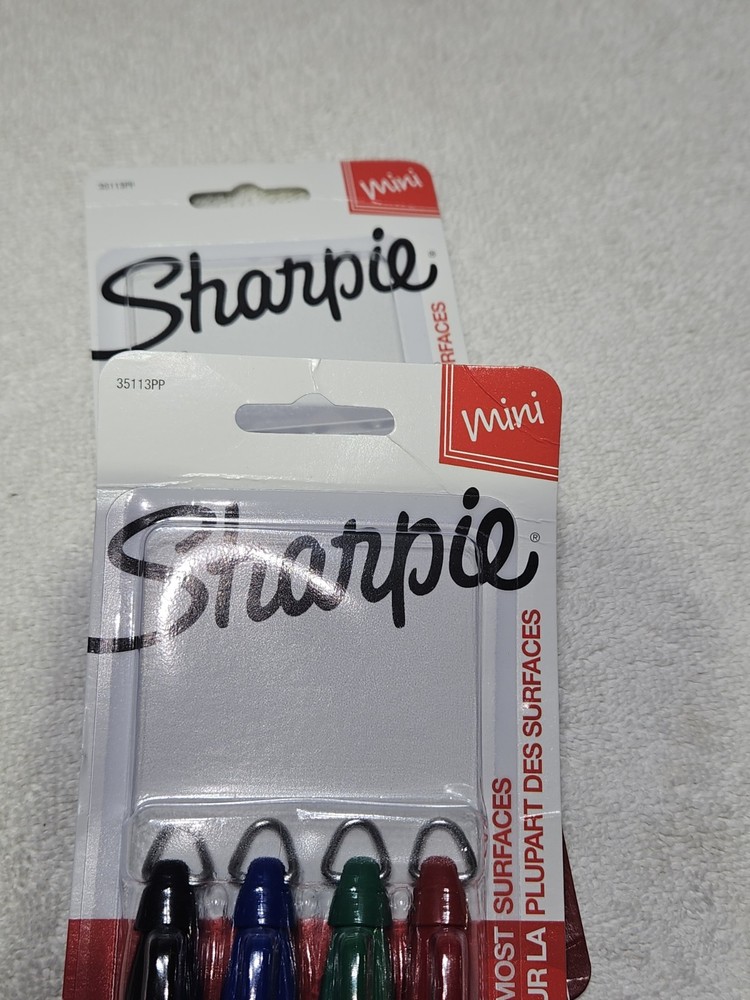 Sharpie Mini, Fine Point 4 Color Pack, 3 Packs