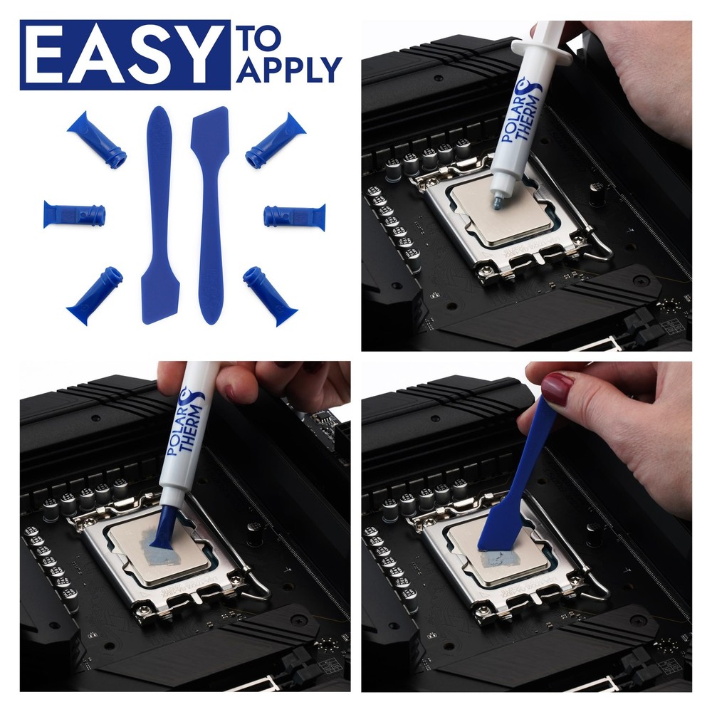 X-10 Thermal Paste for CPU & GPU, 40 Grams, with Application aid, high Therma...