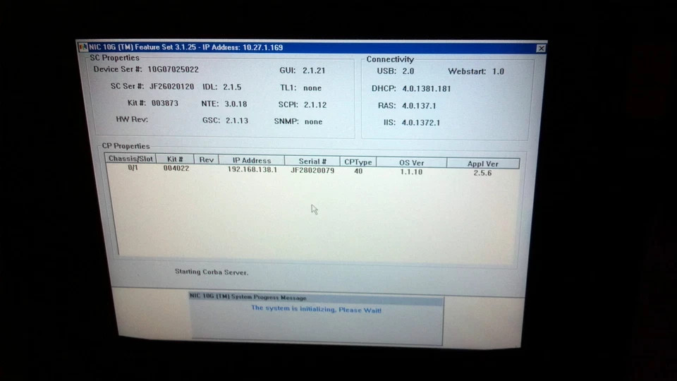 Digital Lightwave NIC10G-XXL1 Network Information Analyzer