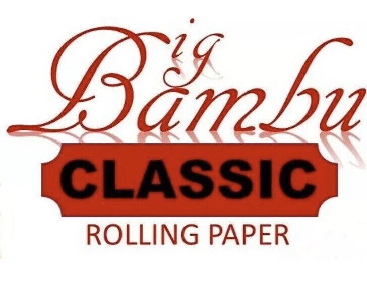 4 Packs Booklets of Big Bambu Cigarette Rolling Papers