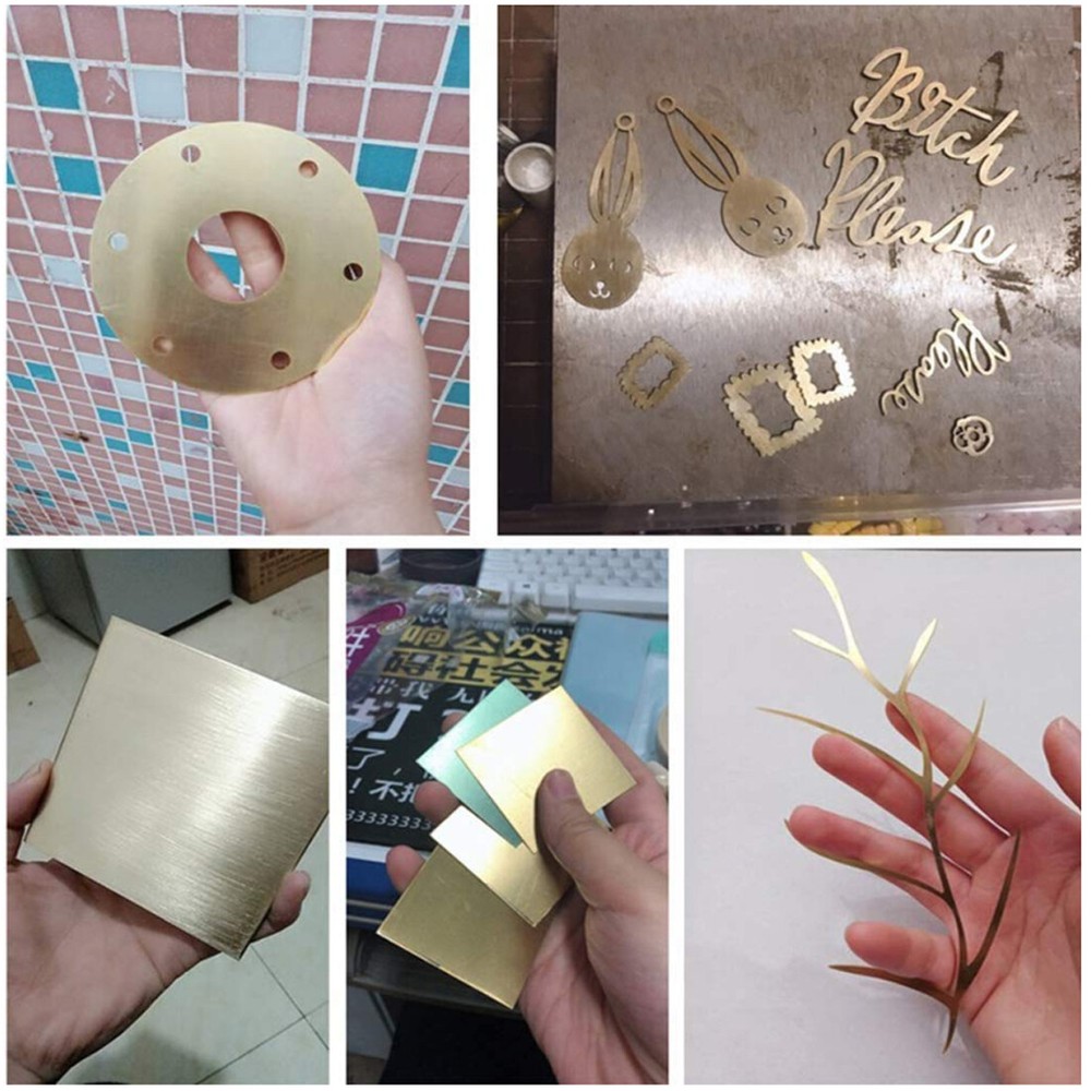 Brass Sheet Various Sizes, Thickness 0.5~6mm For Models Making, Jewellery Making