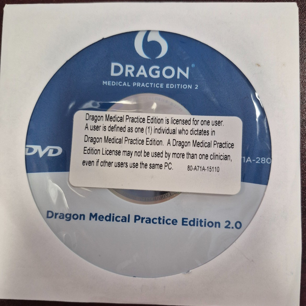 Dragon Medical Practice Edition 2  Speech Recognition software