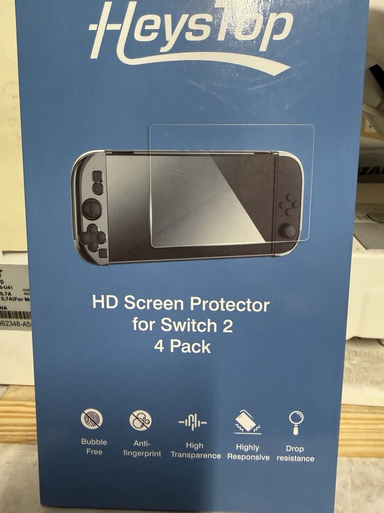 Heystop HD Screen Protector For Switch 2 New 4 Pl