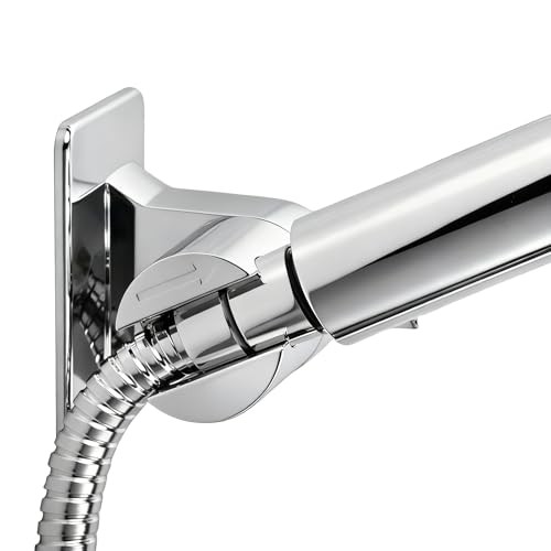 Handheld Shower Head Holder - No Drill - 360 Variable Adjustable - Tension Nut