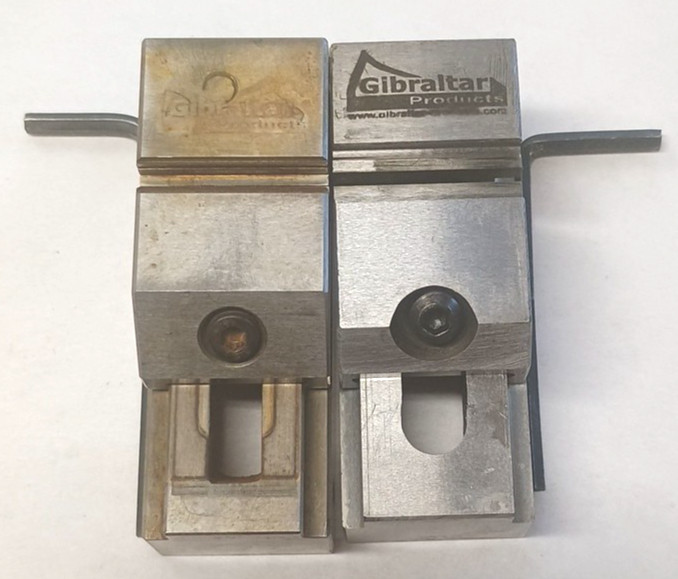 2 Gilbraltal Tool Maker Vises 1" Wide 13/16 Open- They Are Both Different