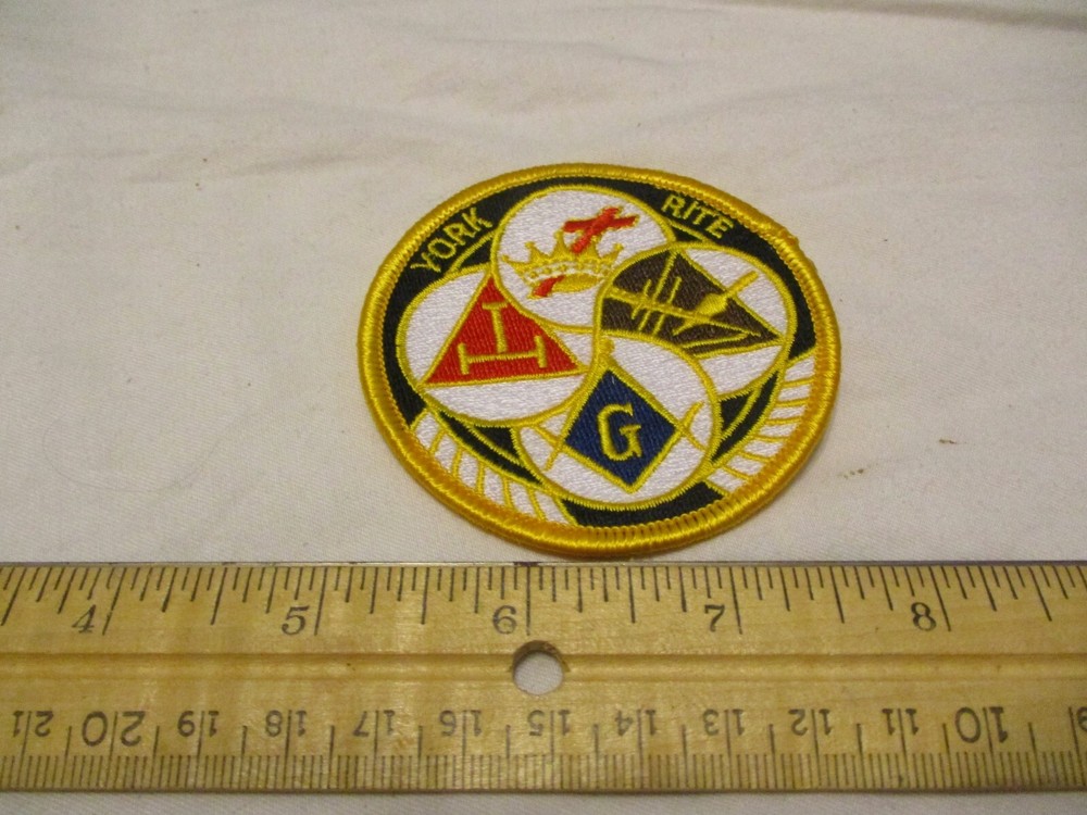 YORK RITE FREE MASON PATCH