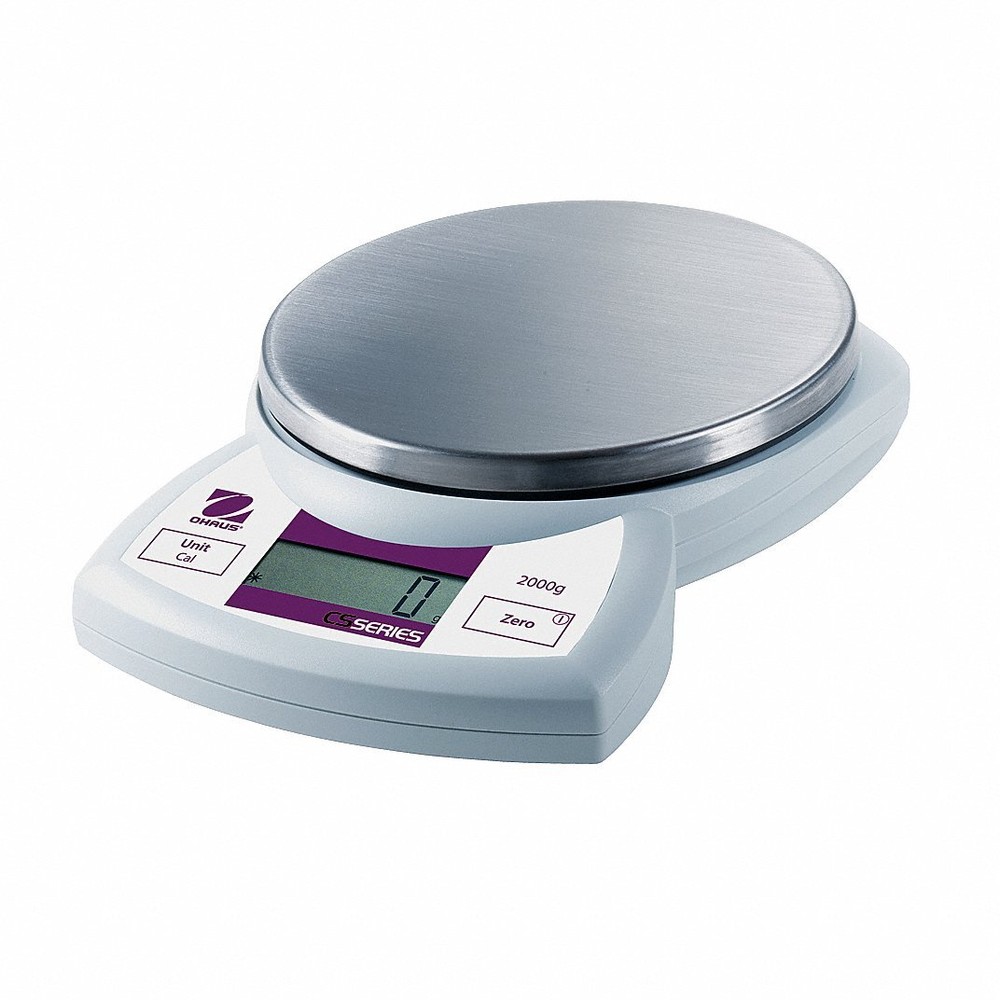 OHAUS Compact Bench Scale, LCD Scale Display, Weighing Units CS2000