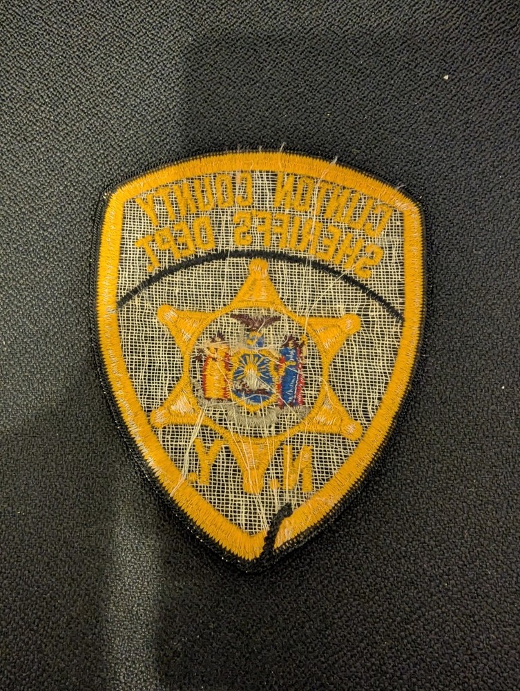 Vintage Clinton County, NY Sheriff's Dept. Shoulder Patch
