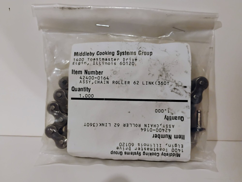 Middleby Marshall # 42400-0164 Roller Chain Assembly