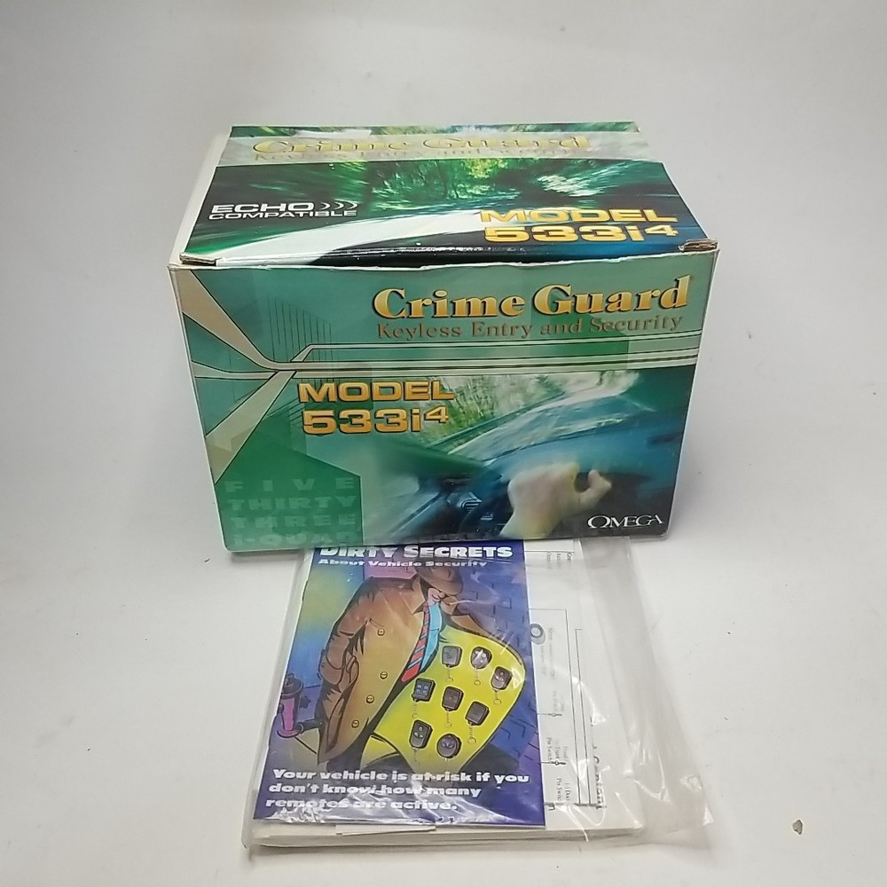 Crime Guard 533i4 Keyless Entry Security System Read