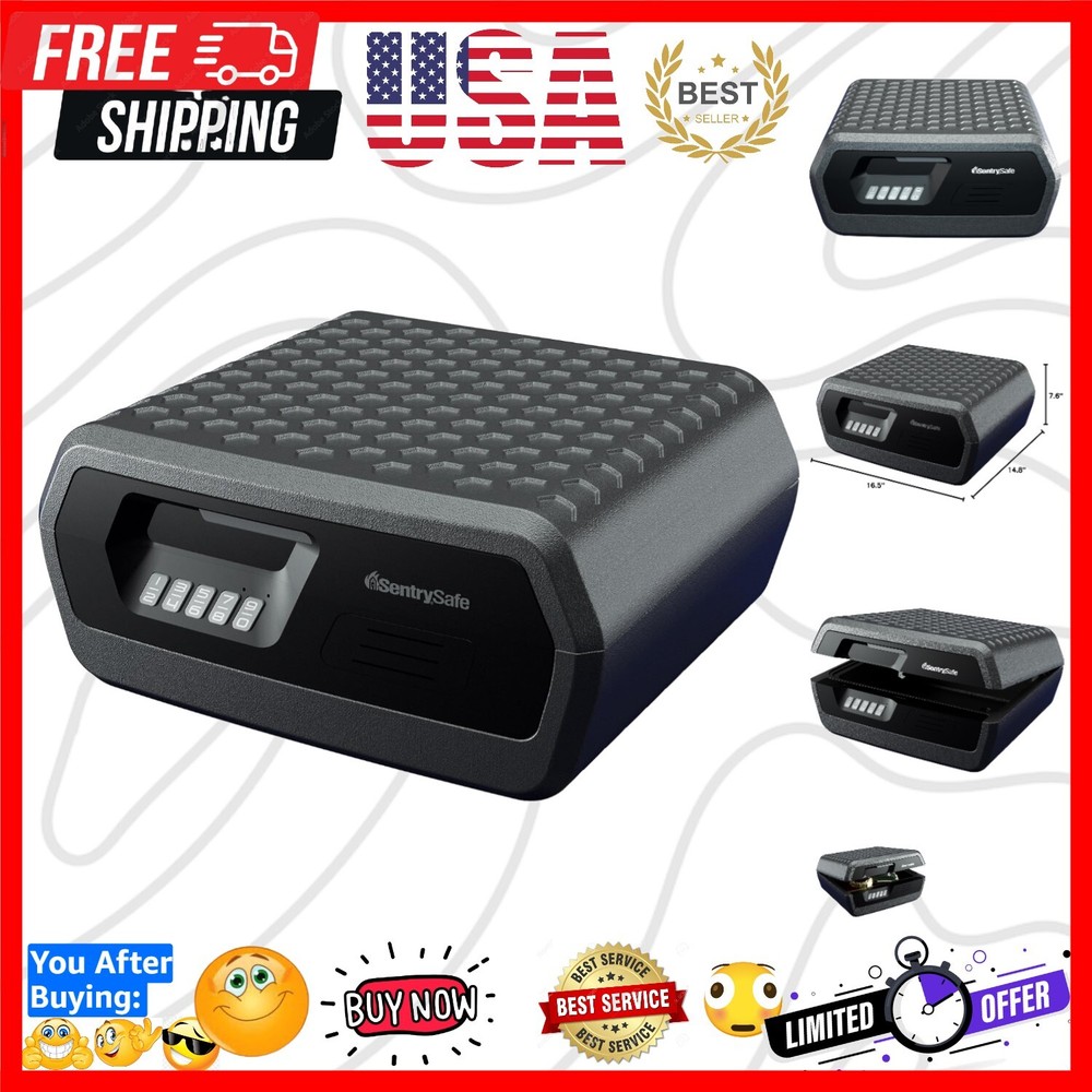Waterproof Fire Safe with Digital Lock - Compact 0.36 Cu Ft Storage Solution