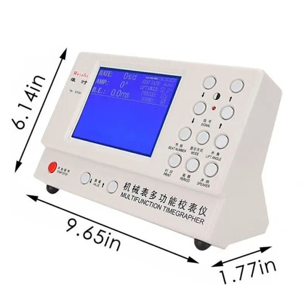 New MTG-3000 Mechanical watch timing tester Timegrapher Multifunction machine