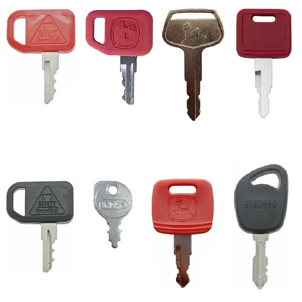 8 PC John Deere Ignition Key Set