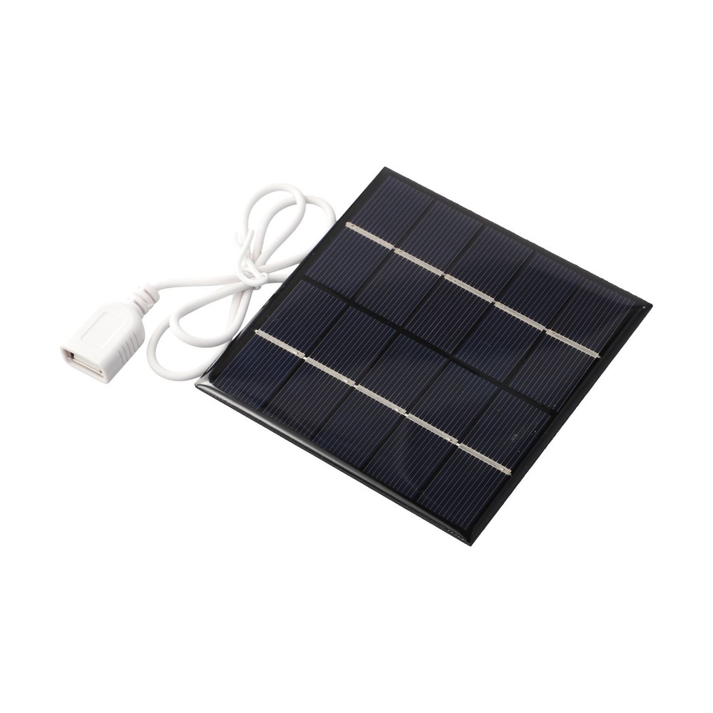 Portable Solar Panel 5W 5V Excellent Low Light Performance Compact Design