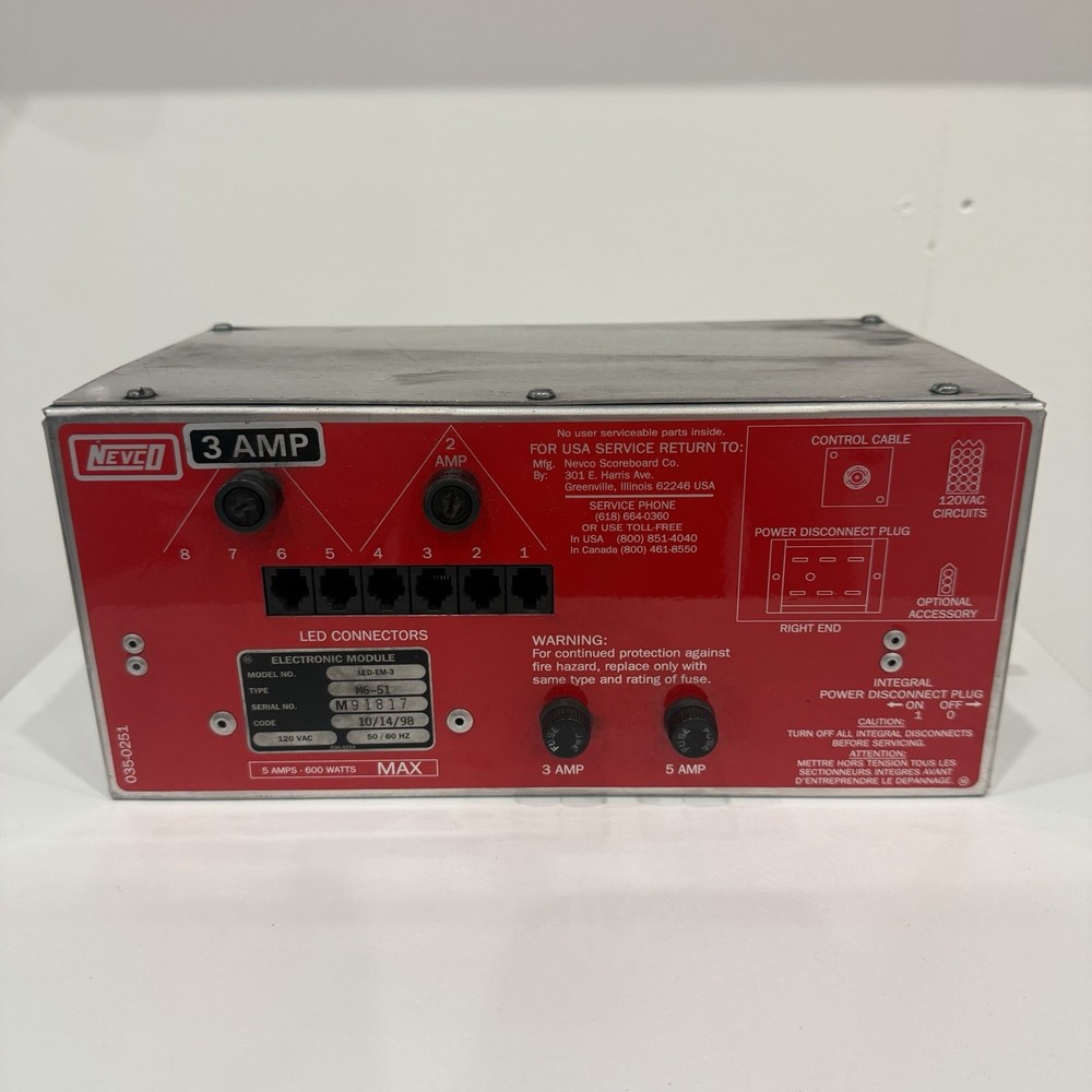 Nevco Scoreboard Module M6-51