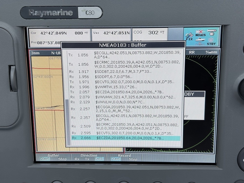Raymarine C80 Classic GPS Chartplotter Multifunction Display- Tested, Warranty