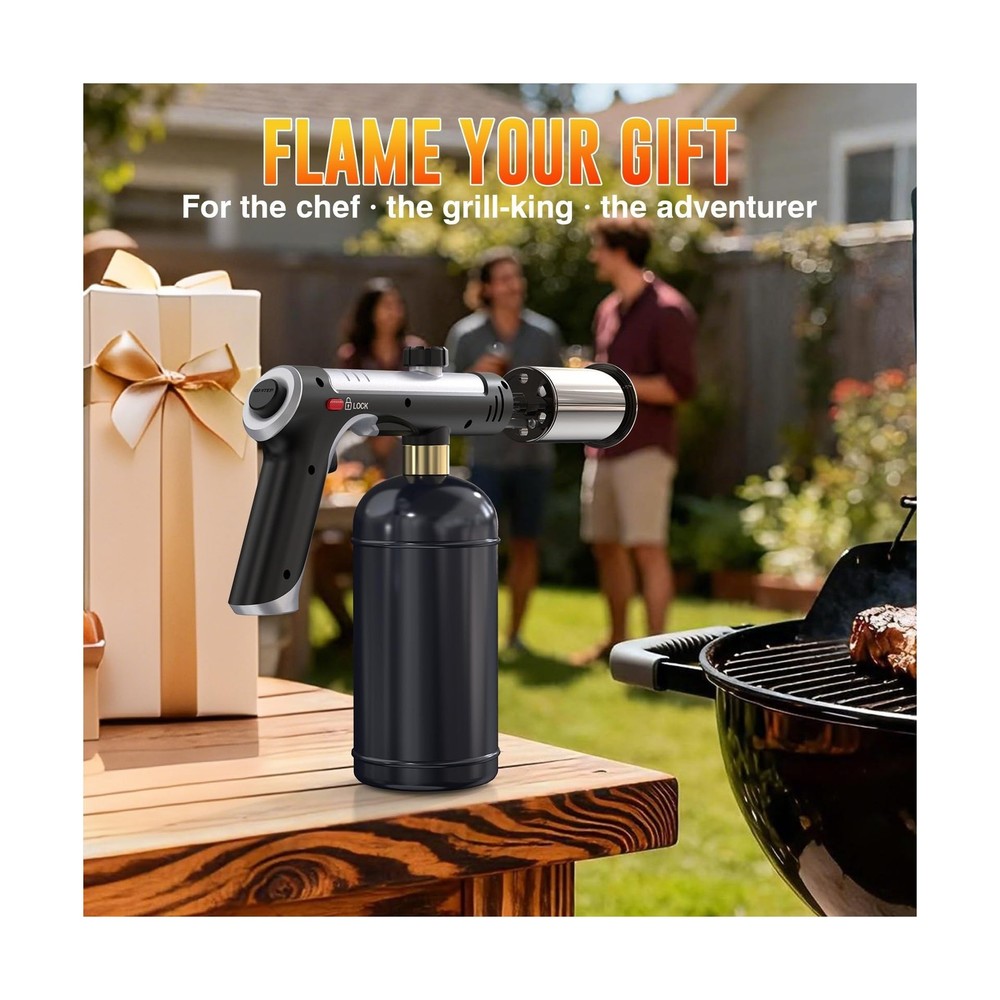 Turn Raise Propane Torch Gun - Max Fire Heavy Duty Flame Thrower