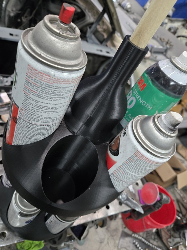 12 Can 2 Tiet Spray Can Carousel