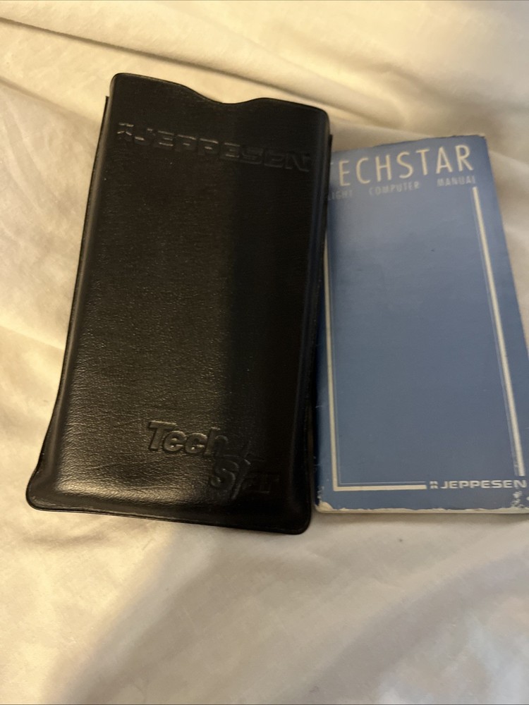 Jeppesen Tech Star Electronic Airplane Flight Computer Tested Works READ
