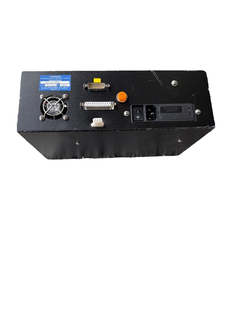 Continuum Laser Sunlite 3635 Power Supply/Component (March 2000) POWERS ON