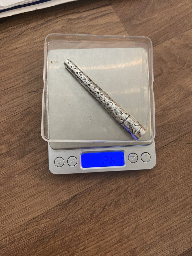 925 Sterling Silver Cigarette/ Cigar holder, 26 grams