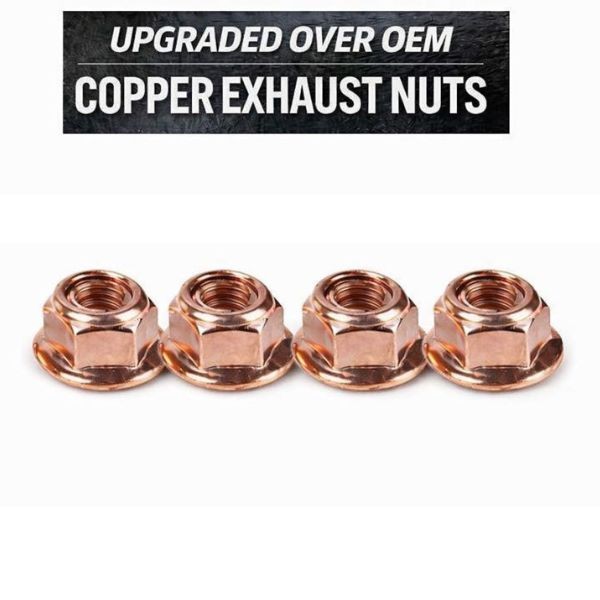 Exhaust Manifold Nuts Set Copper for Ducati Monster