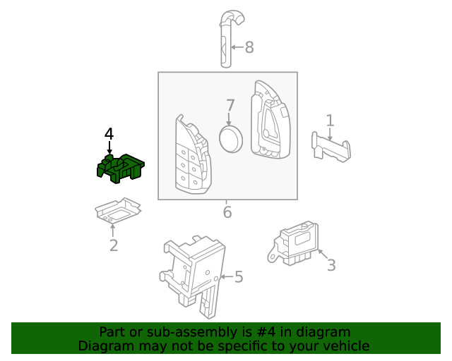 Genuine GM Transceiver Bracket 84876148