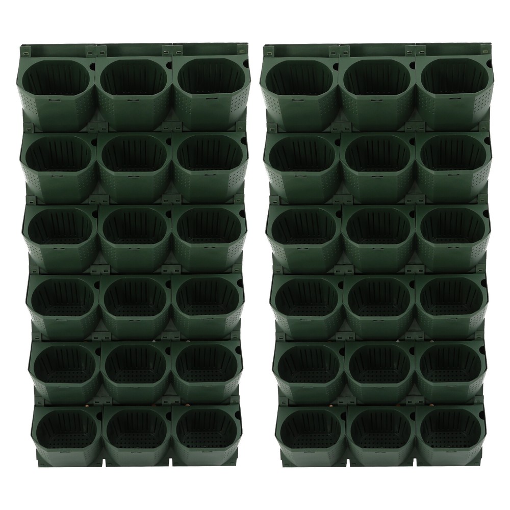 Vertical Wall Planter with 36 Pots - Space-Saving Garden Solution