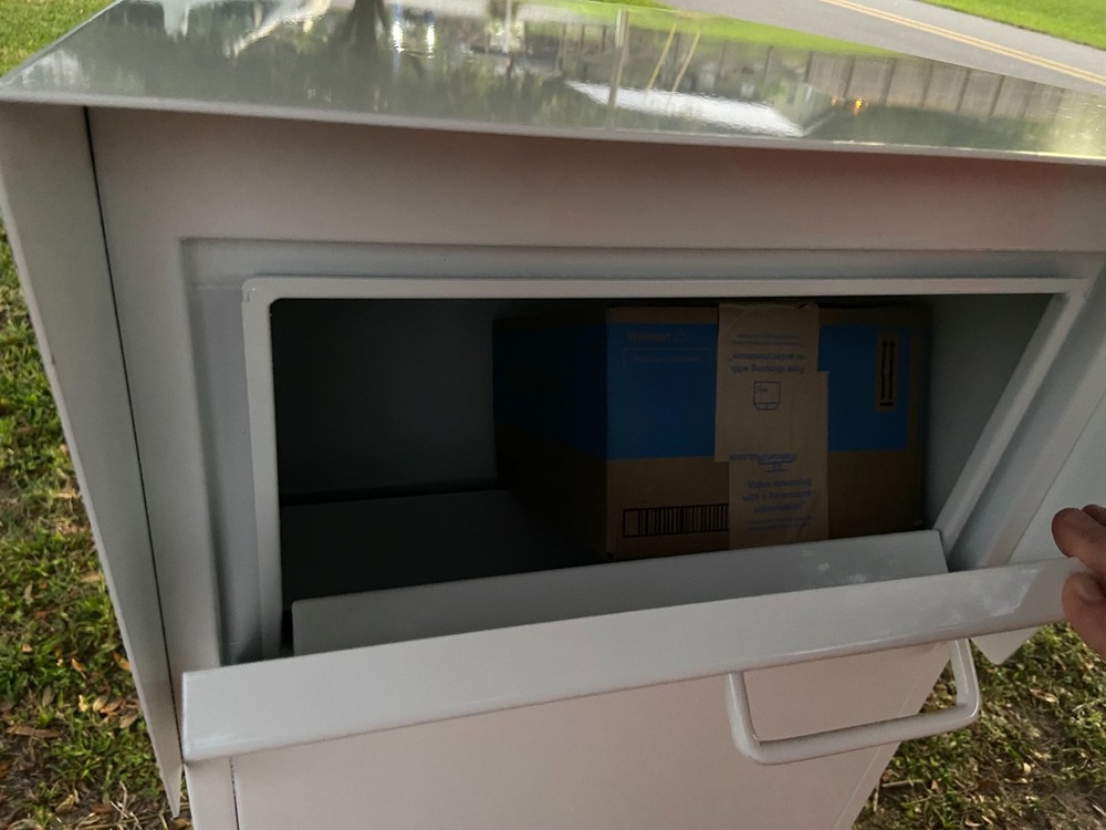 Parcel Box Package Letter Mailbox Secure Courier Lock Box 4 Amazon UPS FedEx