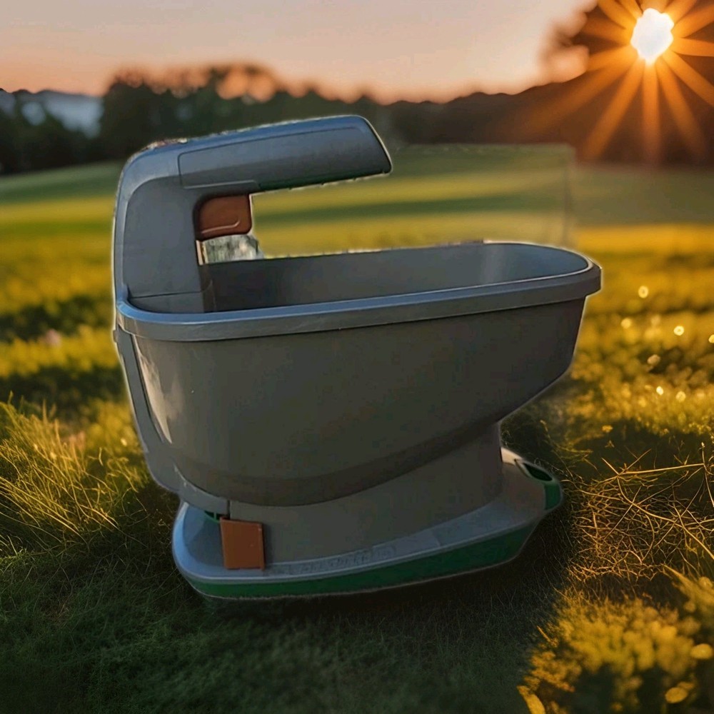 Scotts Wizz Powered Hand Held Year-Round Spreader EdgeGuard Technology - TESTED
