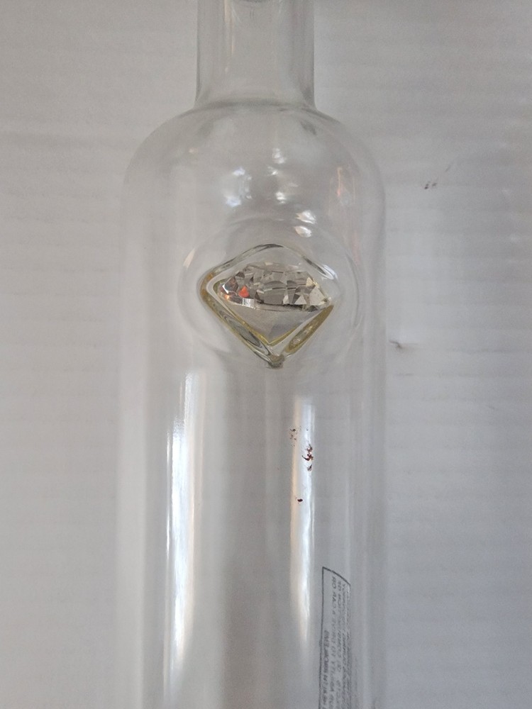 The Diamond Standard Vodka Bottle Empty with Crystal