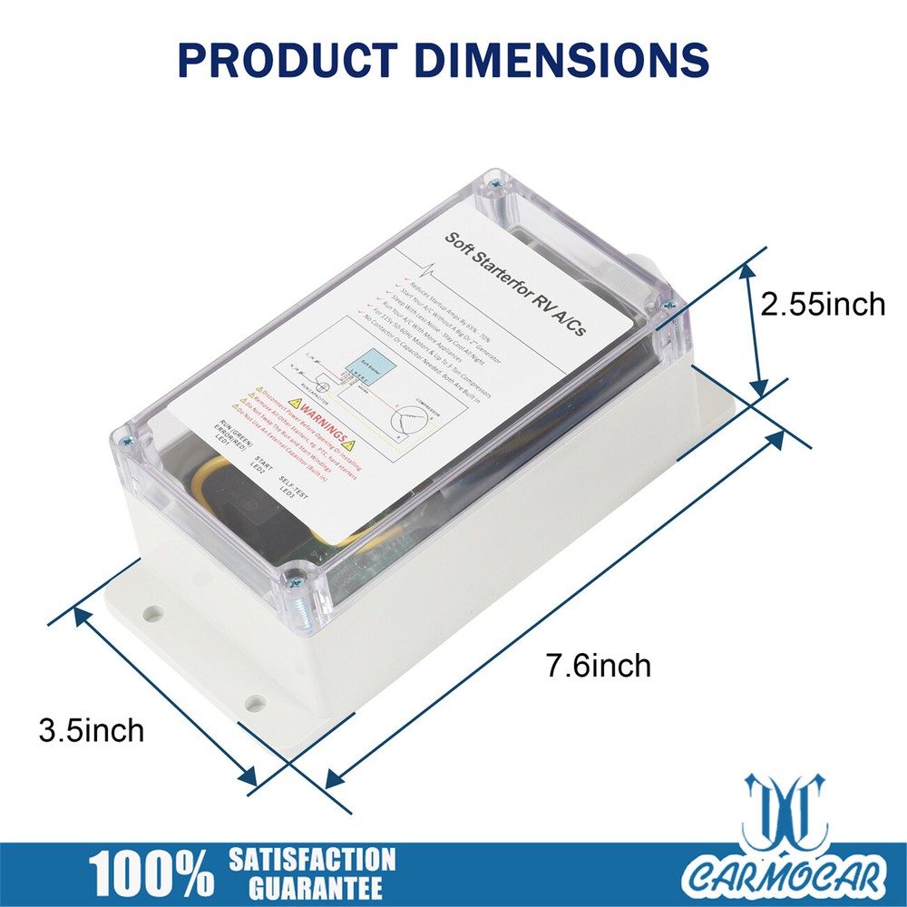 A/C Soft Starter Smart Control Kit Enables Easy Start an A/C For RV