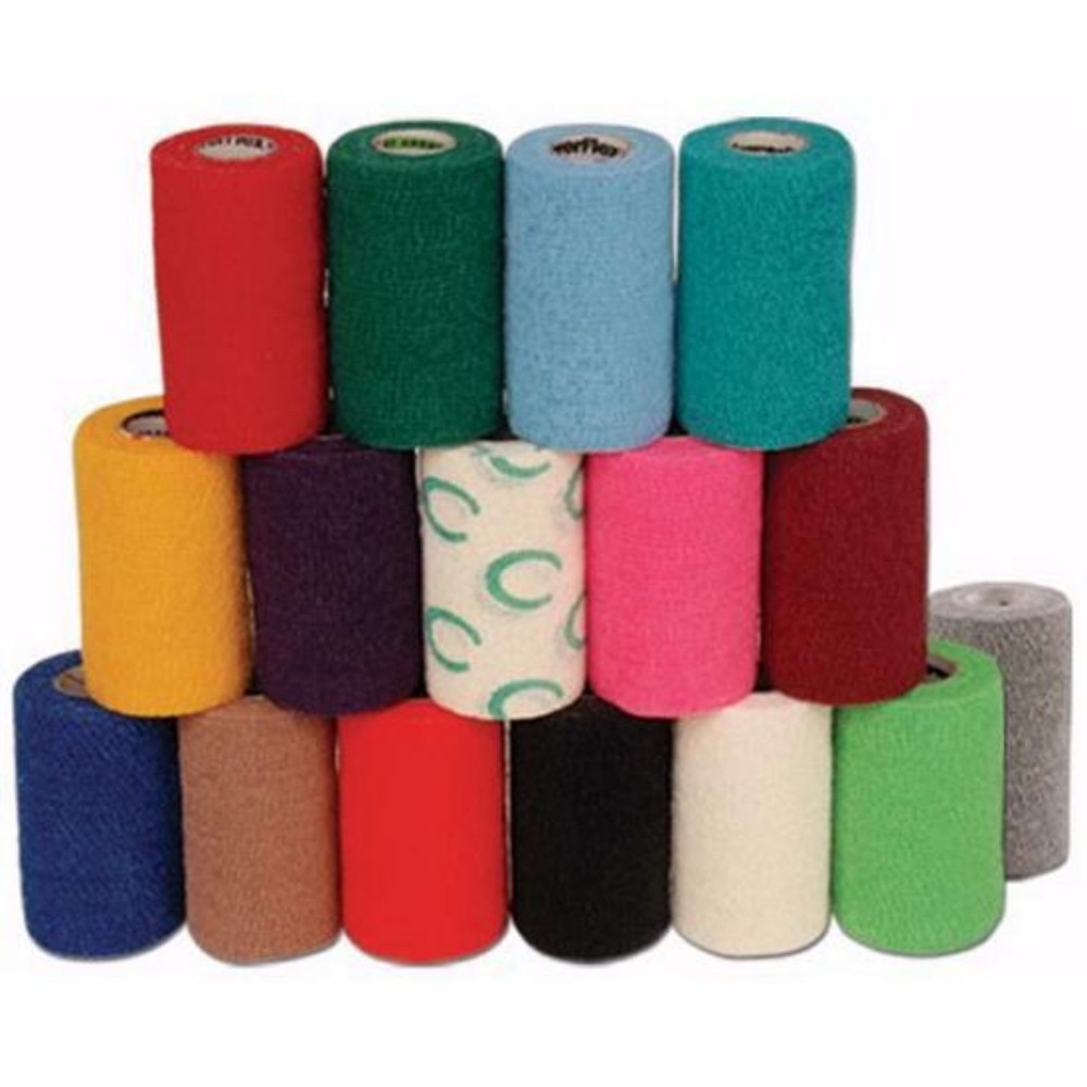 Powerflex Bandage 4"x 5 Yard Roll, GREEN