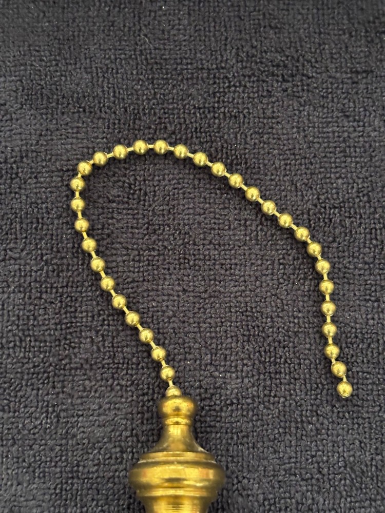 Glass Fan Light Pull - Diamond Shape