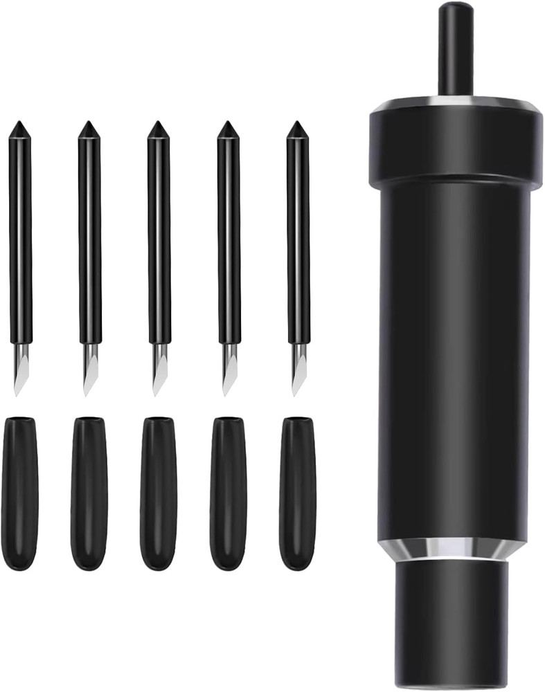 Deep Cut Housing +5 Pcs Deep-Point Blade,  Replacement Deep Cut Blade Suitable f