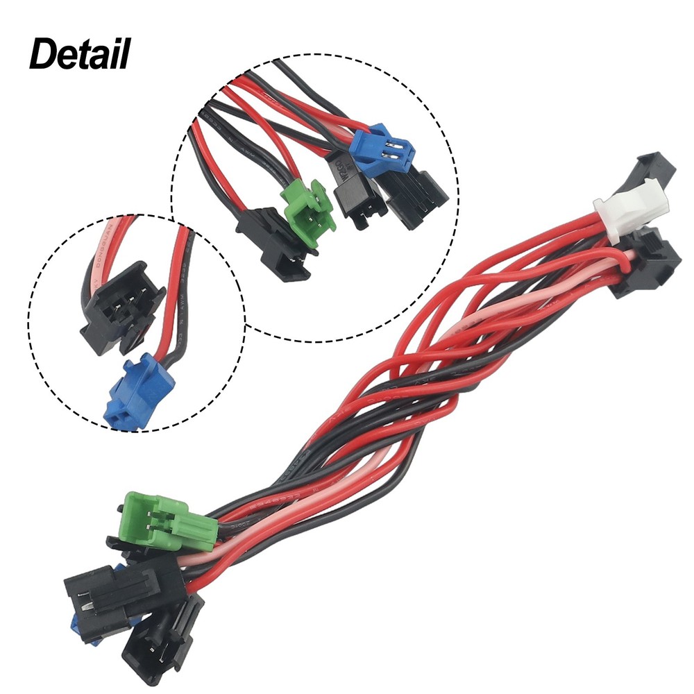 Electric Bicycle Ebike Headlight And Tail Light Replacement Cable Line 24v-60v