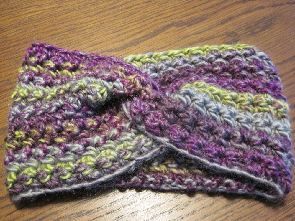 CROCHETED EAR WARMER HEADBAND STYLE - HANDMADE