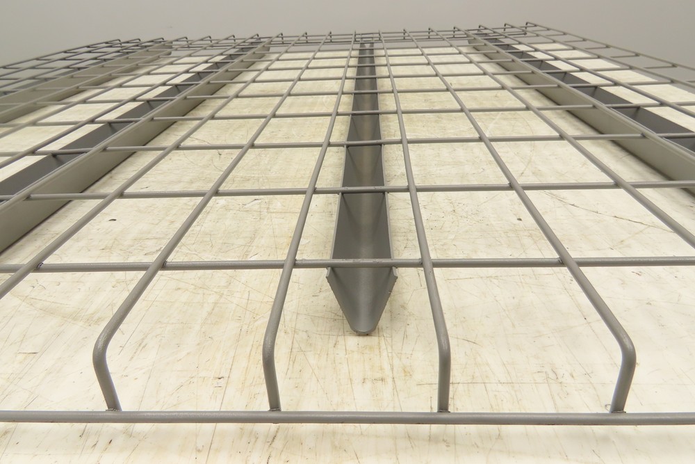 New Pallet Rack Wire Deck 48x46" Waterfall 4 Step Channel Racking 3000lb Mesh