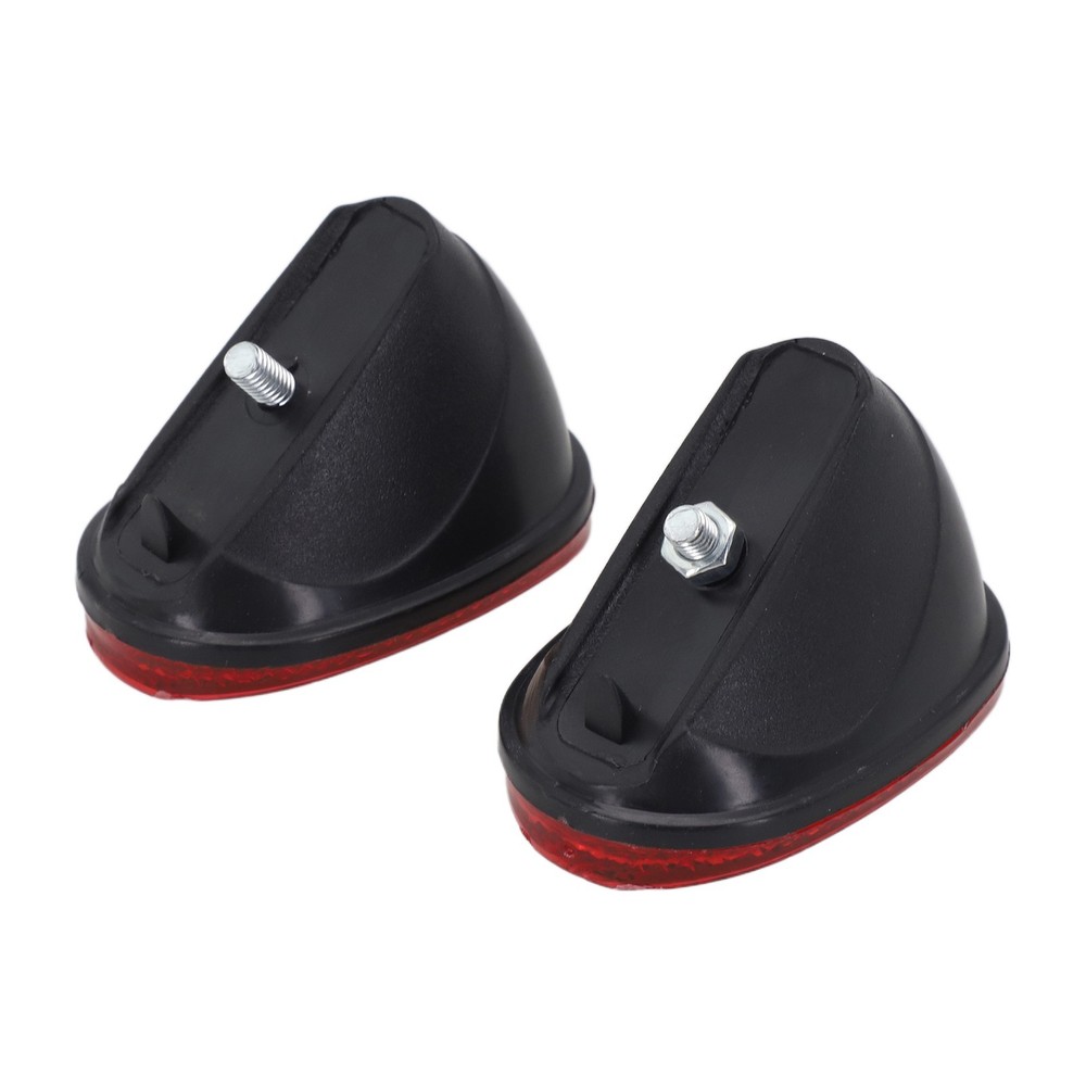 Increase Nighttime Visibility with Bicycle Oval Rear Mudguard Reflector
