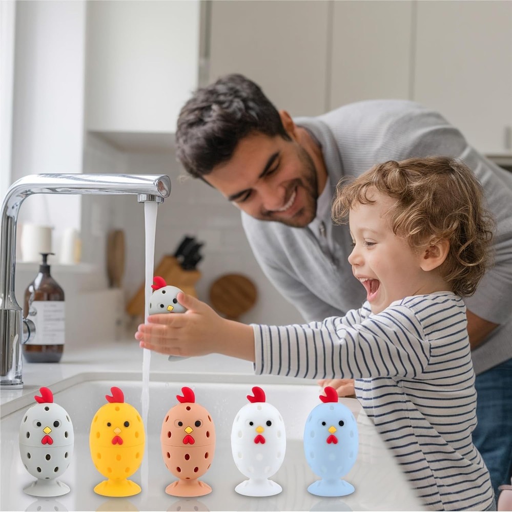 Egg Washer for Fresh Eggs, Egg Scrubber for Fresh Eggs, 2 Reusable Silicone Chic