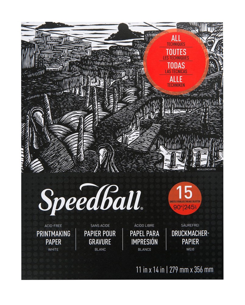 Printmaking Paper Pad 11x14 15 Sheets