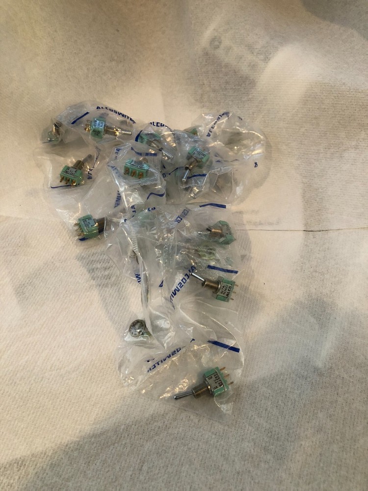 ALCOSWITCH MTA 106D Toggle Switch SPDT Panel Mount