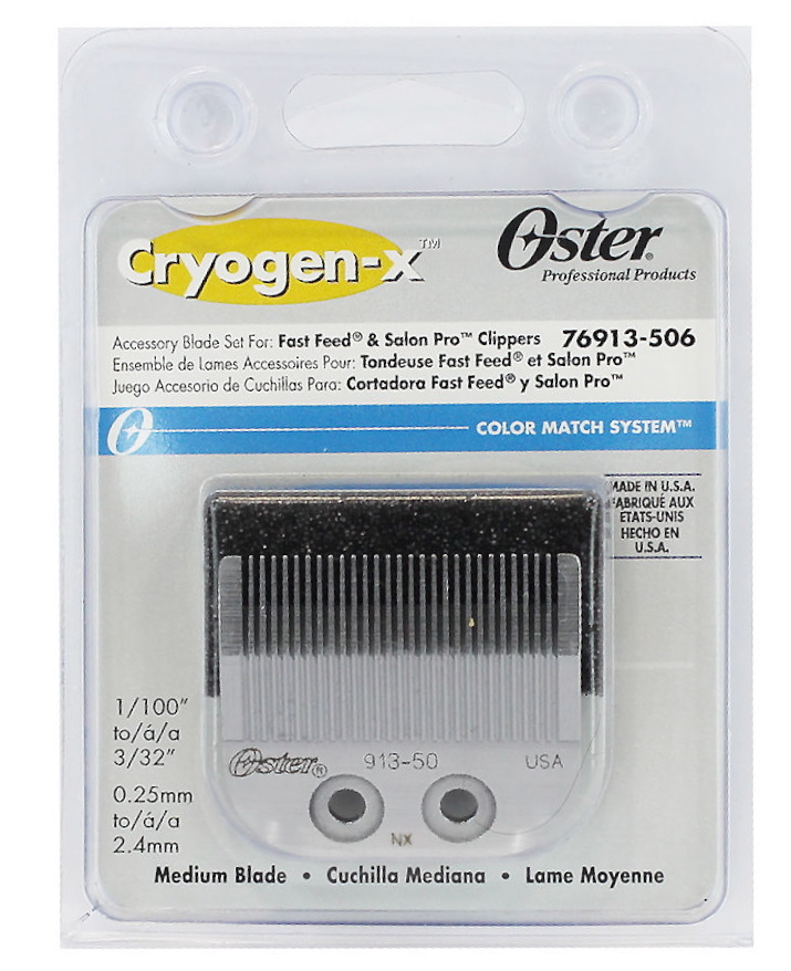 Oster Model 23 Fast Feed Medium Clipper Blade Cryogen-X #76913-506 Salon Pro