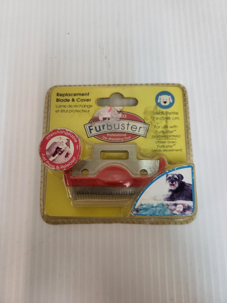 Furbuster Replacement Blade & Cover - Size Small Red