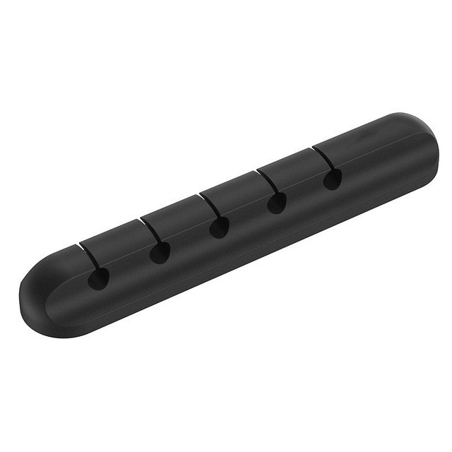 Silicone USB Cable Winder Desktop Cable Organizer Management Multipurpose Clips